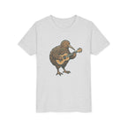 Kiwi Bird Guitar Youth Tee — Cute Musical Kiwi Kids T‑Shirt