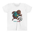Youth Kiwi Soccer Tee – 'FIFA 2026' Football FIFA 2026 Kiwi Soccer Player T-Shirt, Funny Football Bird Graphic Tee, Unique New Zealand Sports