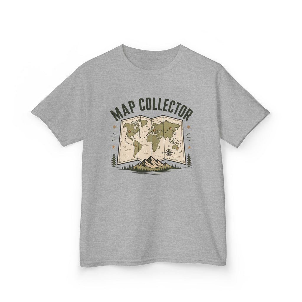 "Map Collector" World Map Adventure Tee