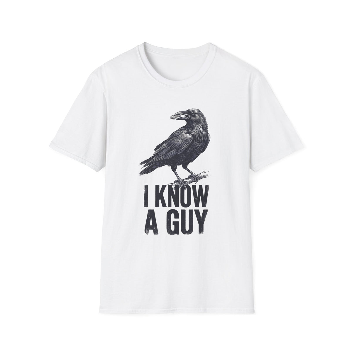 Raven 'I Know a Guy' T +Adult Size