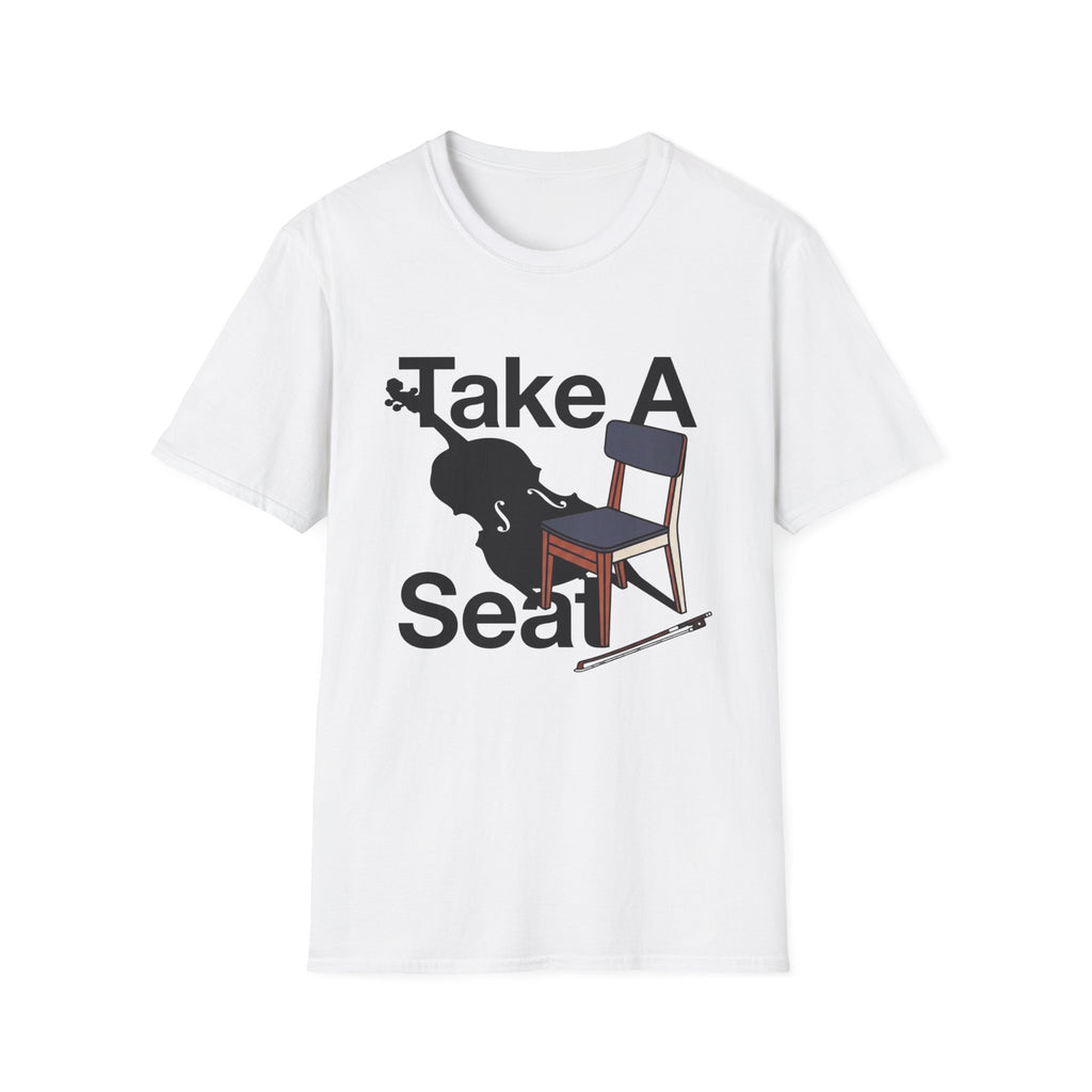 Take A Seat T-Shirt – Cello Tee