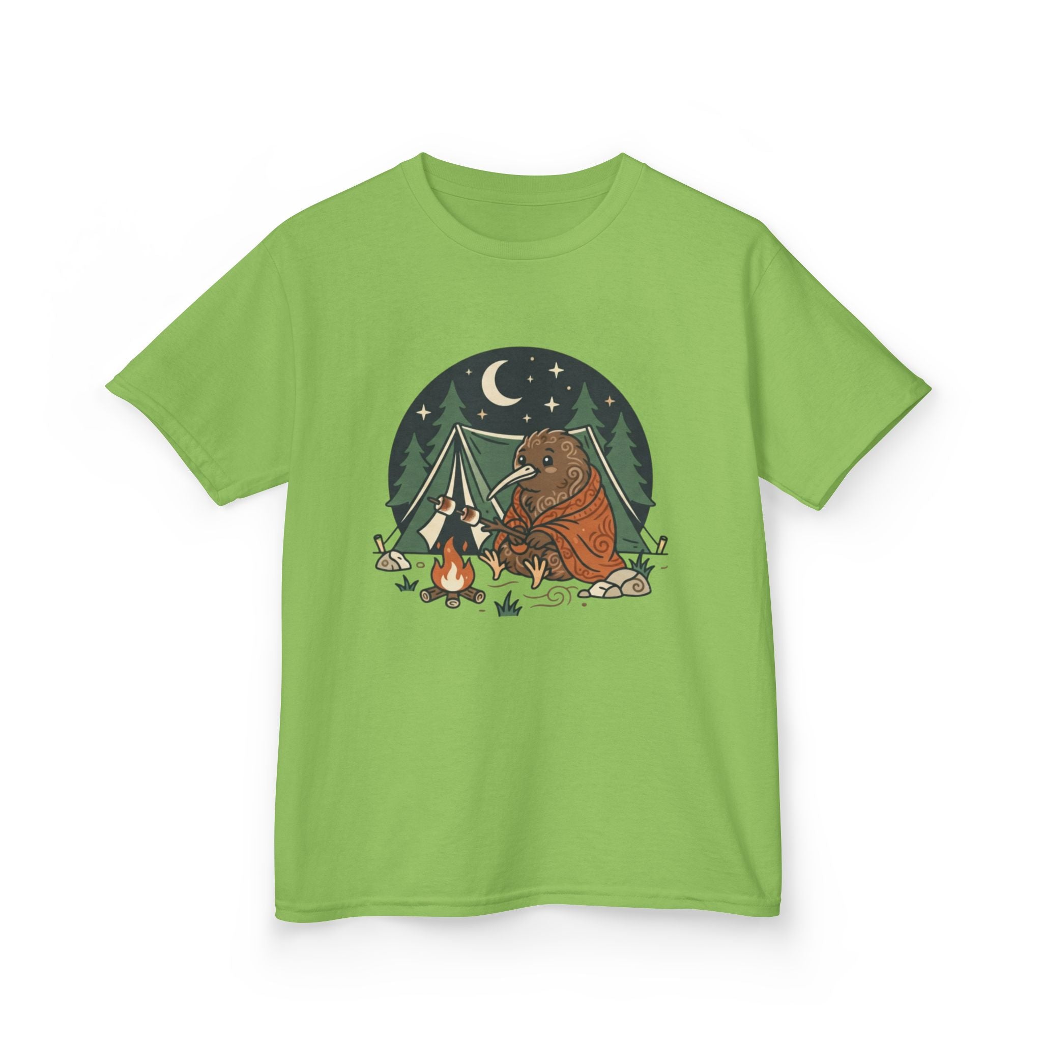 Camping Kiwi under the Night Sky