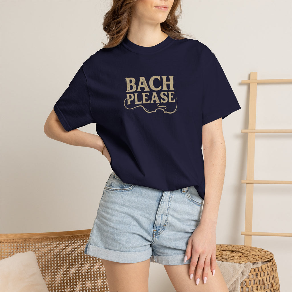 Bach Please Music Pun Graphic Tee