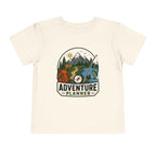 Adventure Planner Toddler Tee — Outdoor Camping & Fishing Kids Shirt