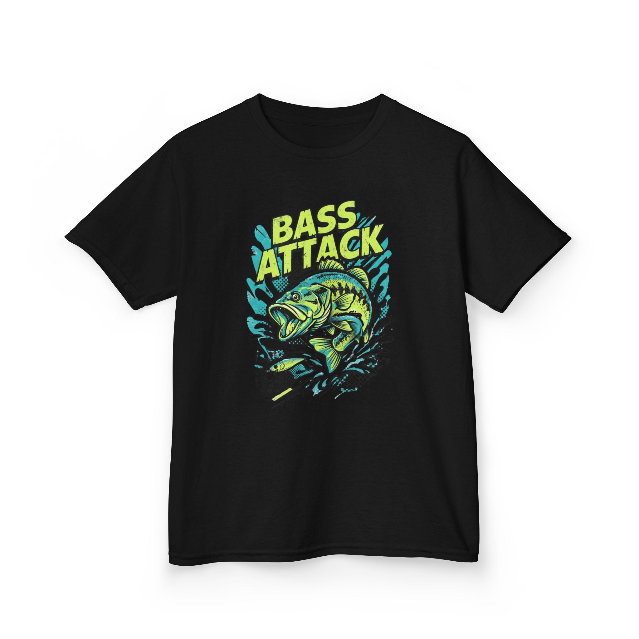 'Bass Attack' Kids Fishing T
