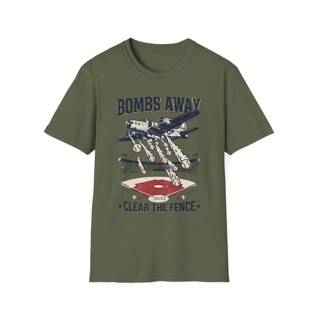 Bombs Away - Clear the Fence Baseball T