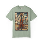 Ukiyo-e Cello Art T-Shirt - Japanese Woodblock Style