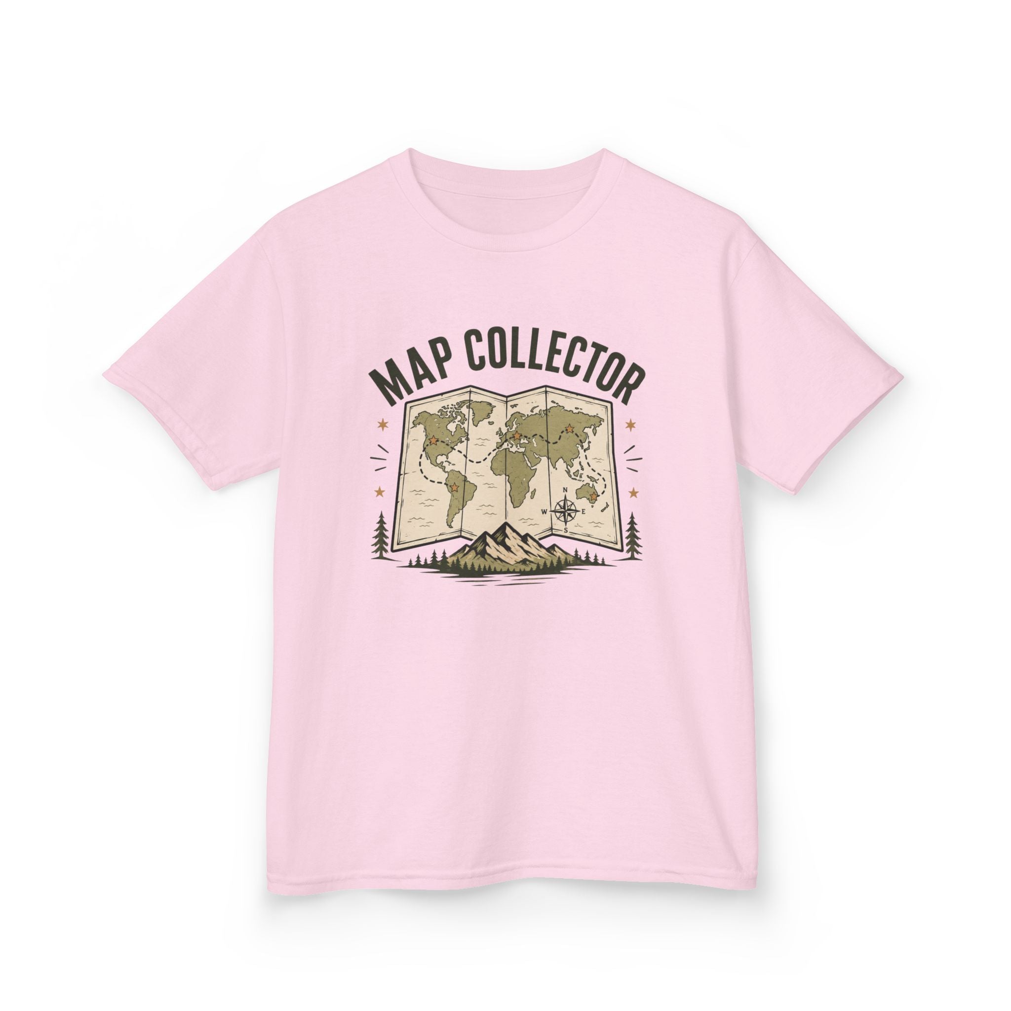 "Map Collector" World Map Adventure Tee
