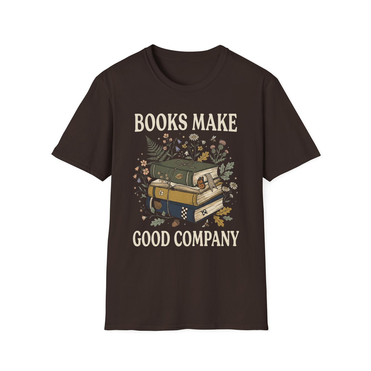 Books Make Good Company T +Adult Size