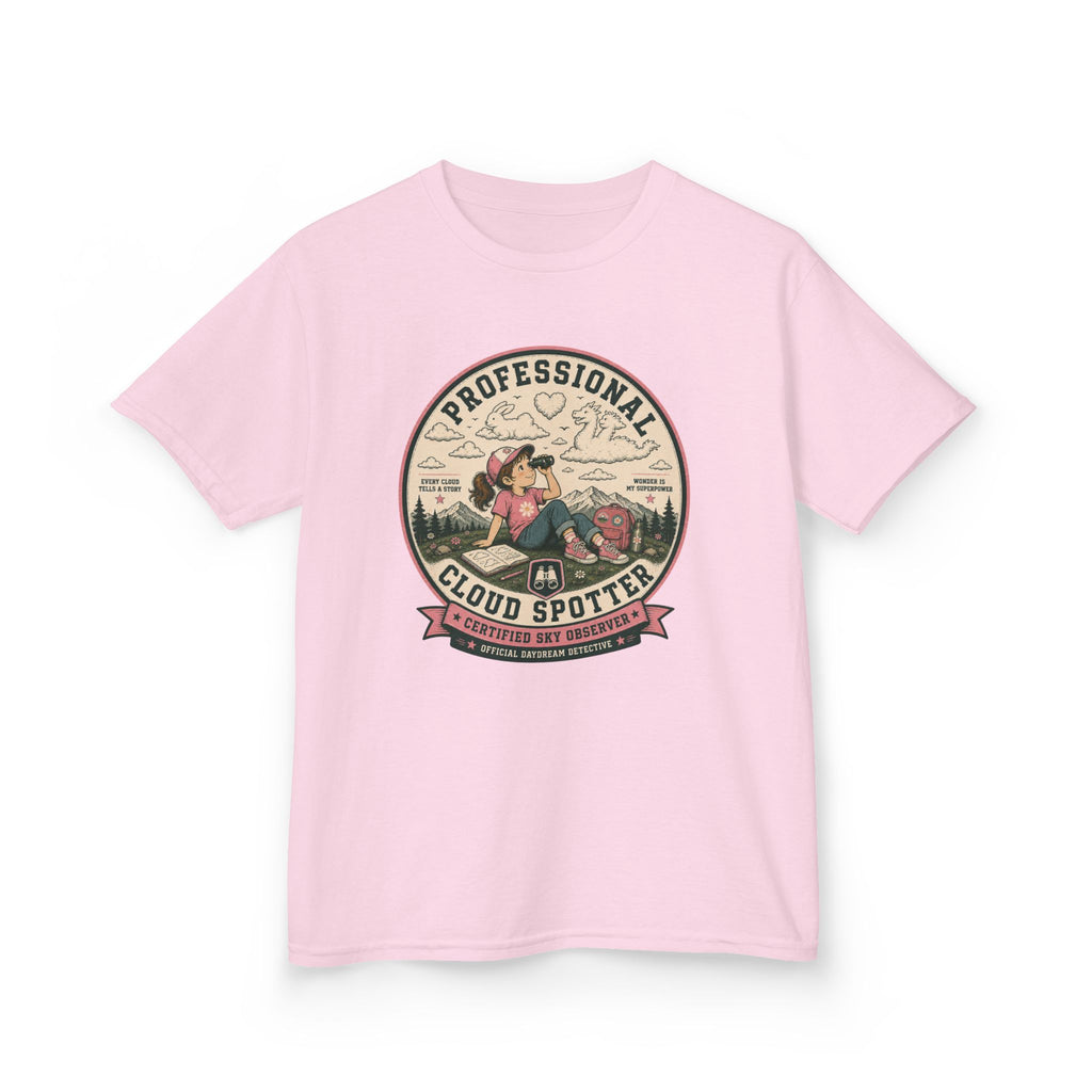 'Professional Cloud Spotter' Girl Explorer Tee