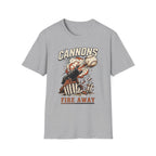 Cannons - Baseball T‑Shirt — 'Fire Away'