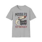 Missiles - Keep Your Head Up Baseball Tee