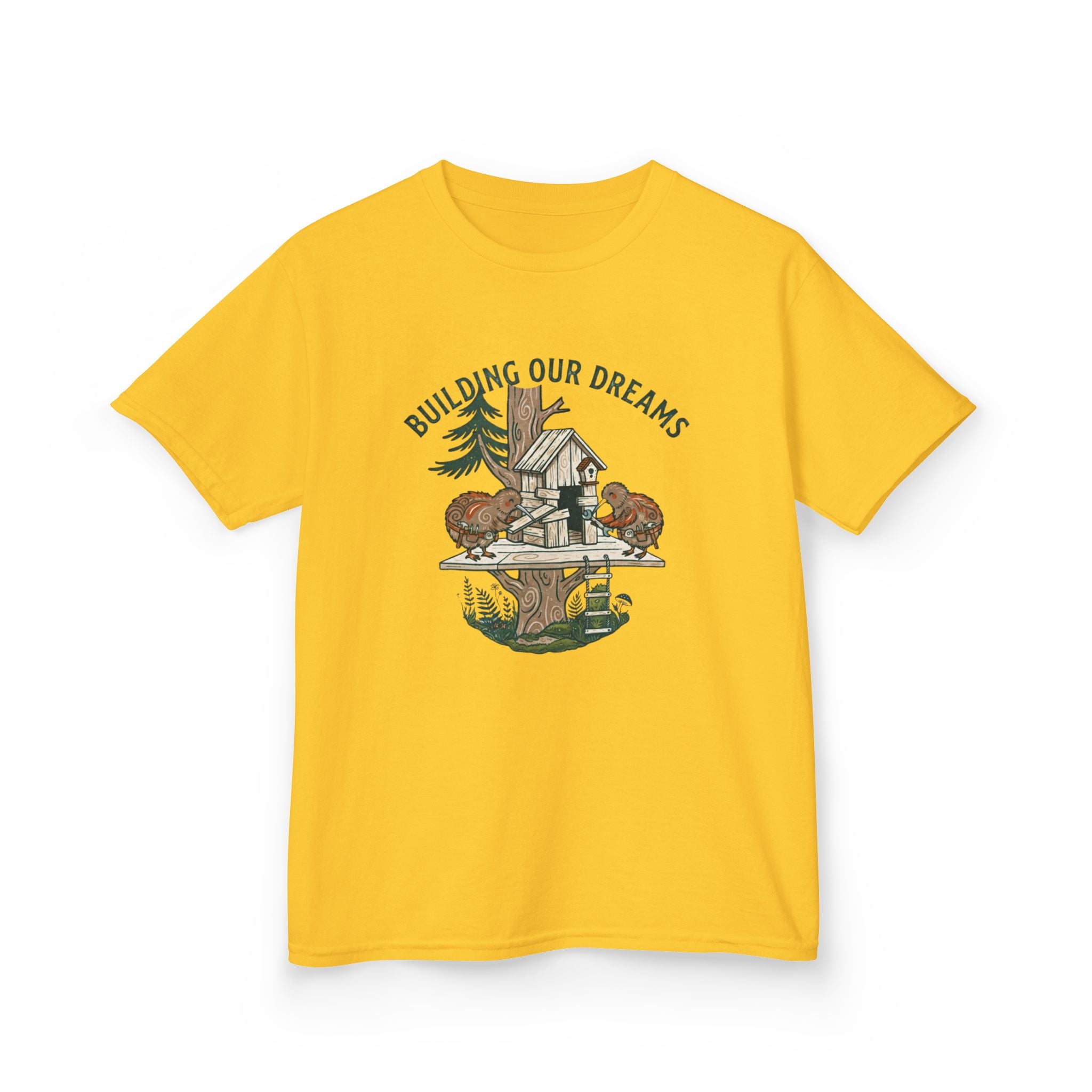 "Building Our Dreams" Kiwi Treehouse Adventure Shirt