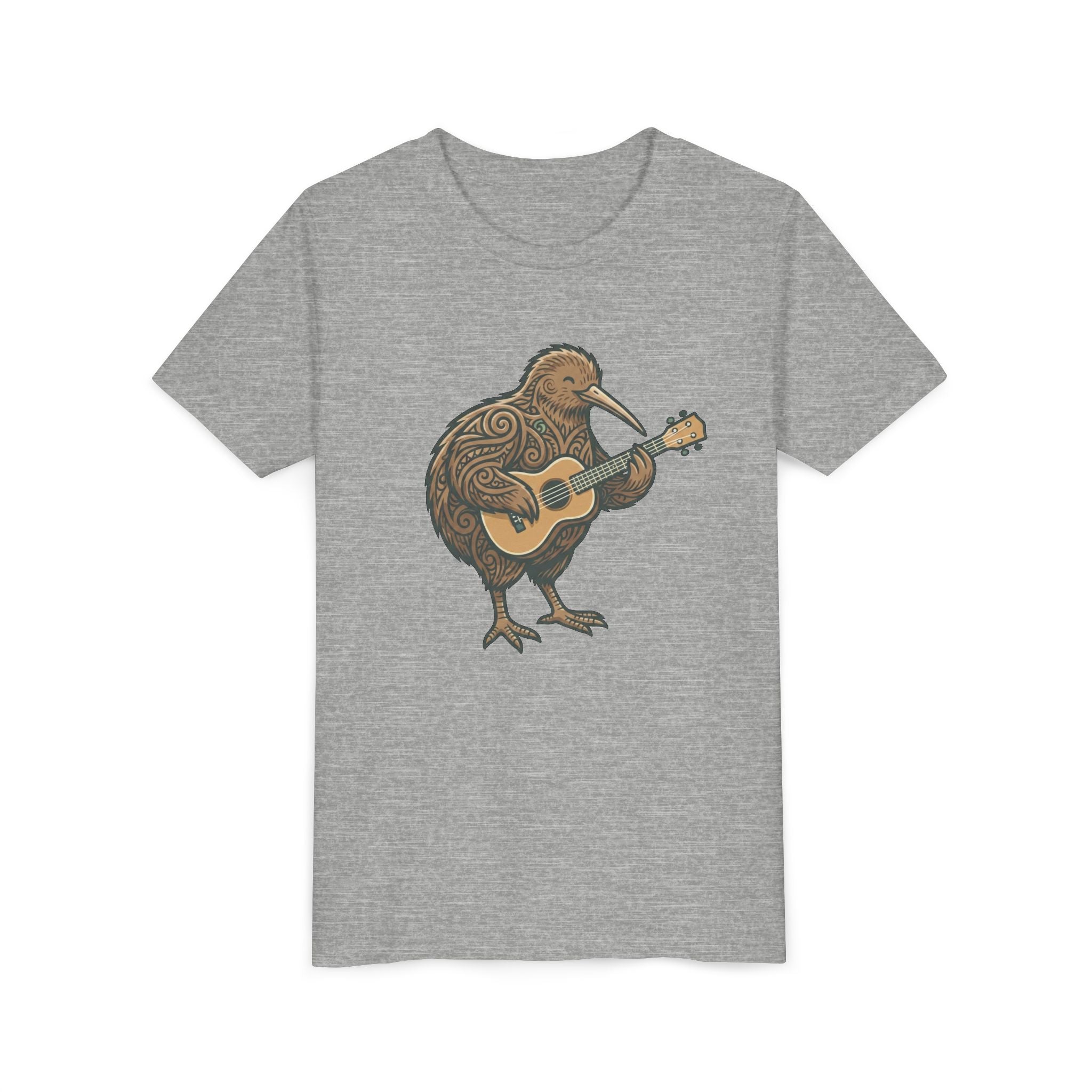 Kiwi Bird Guitar Youth Tee — Cute Musical Kiwi Kids T‑Shirt