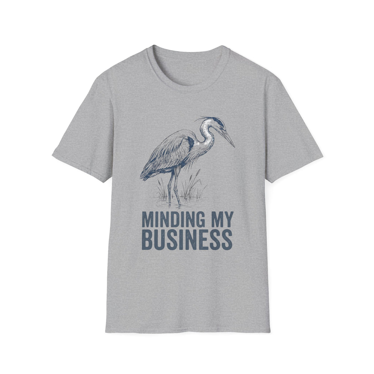 Heron 'Minding My Business' +Adult T