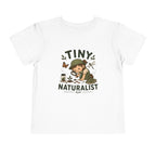"Tiny Naturalist" Cute Girl Explorer Kids Shirt