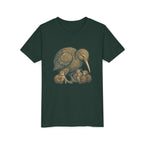 Kiwi Bird Momma & Babies Kids T‑Shirt — Whimsical Kiwi & Chicks Youth Tee