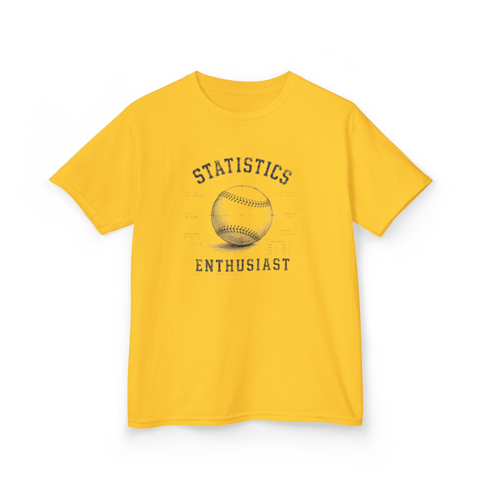 'Statistics' Baseball Graphic Tee