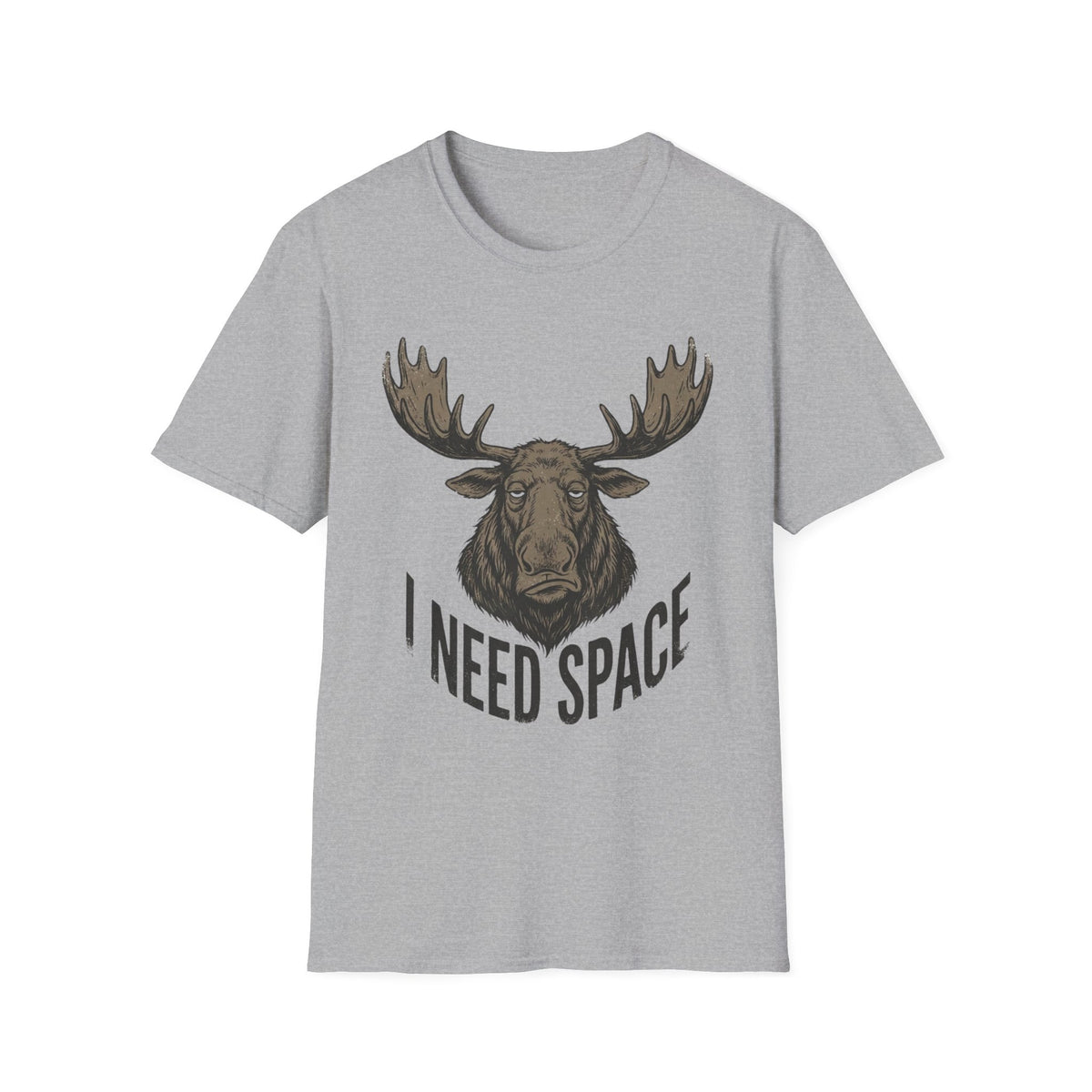 Moose "I Need Space" T +Adult Size