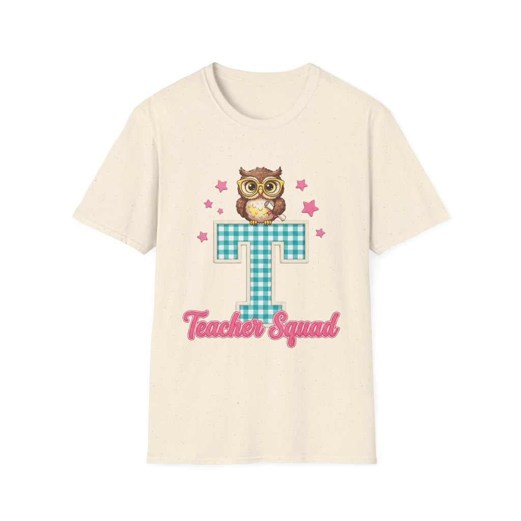 Teacher Squad T-Shirt Owl & Diploma