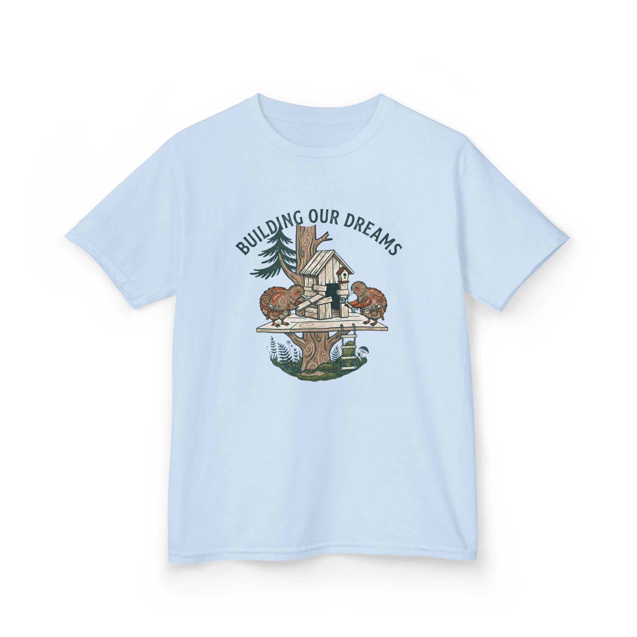 "Building Our Dreams" Kiwi Treehouse Adventure Shirt