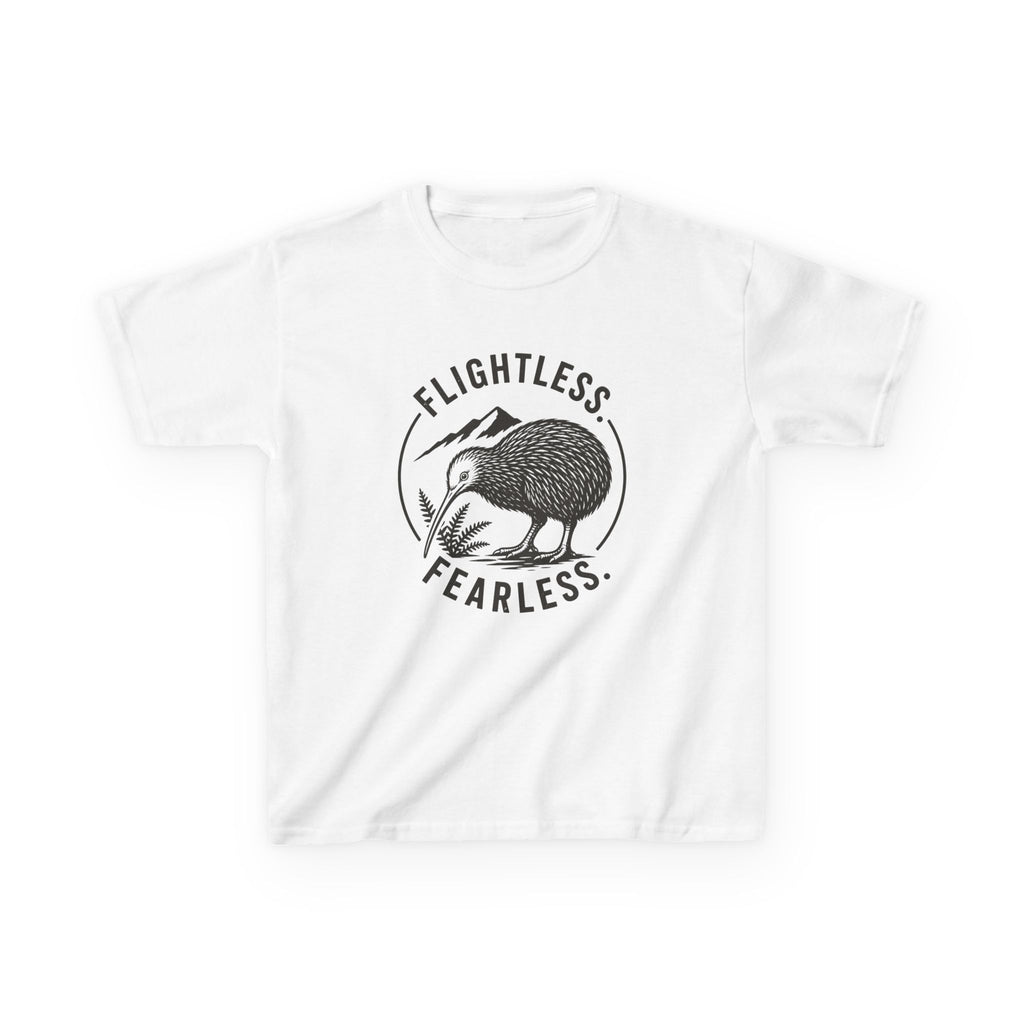'Flightless Fearless' Kiwi Graphic T-Shirt