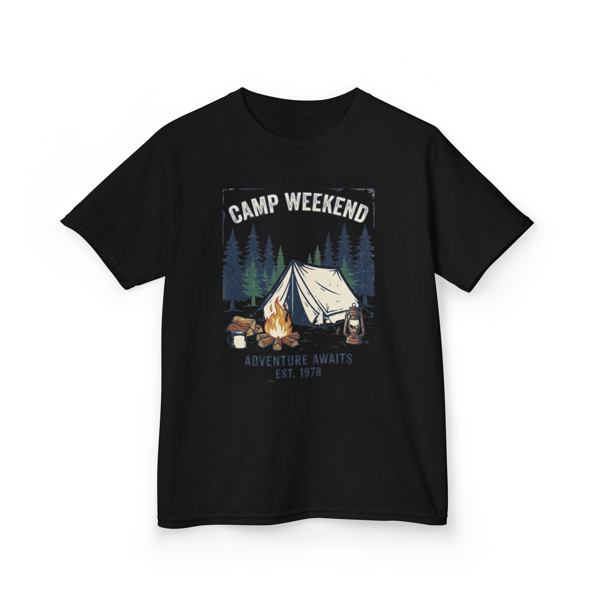 "Camp Weekend: Adventure Awaits" Kids T
