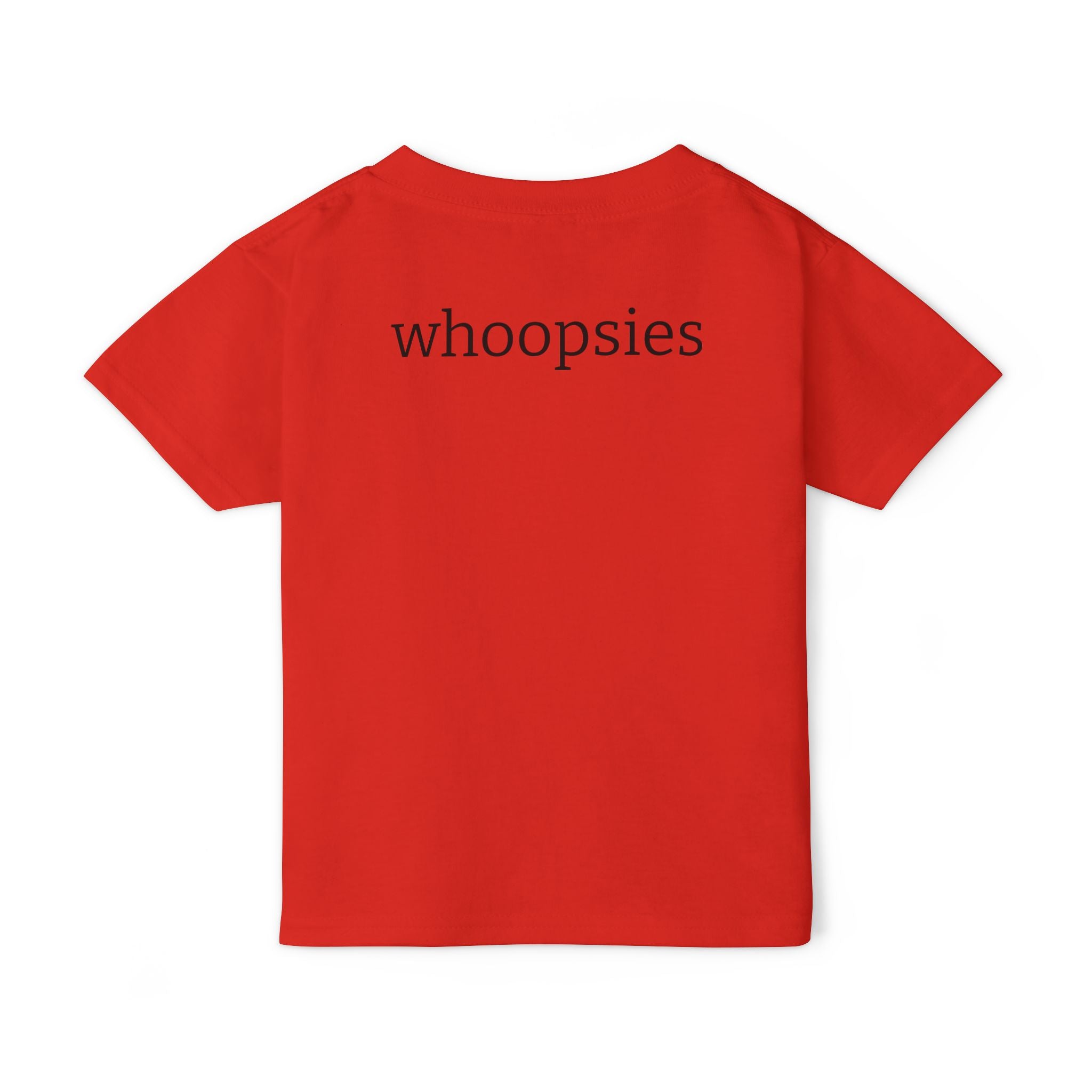 Whoopsies Toddler T-Shirt — relatable back print