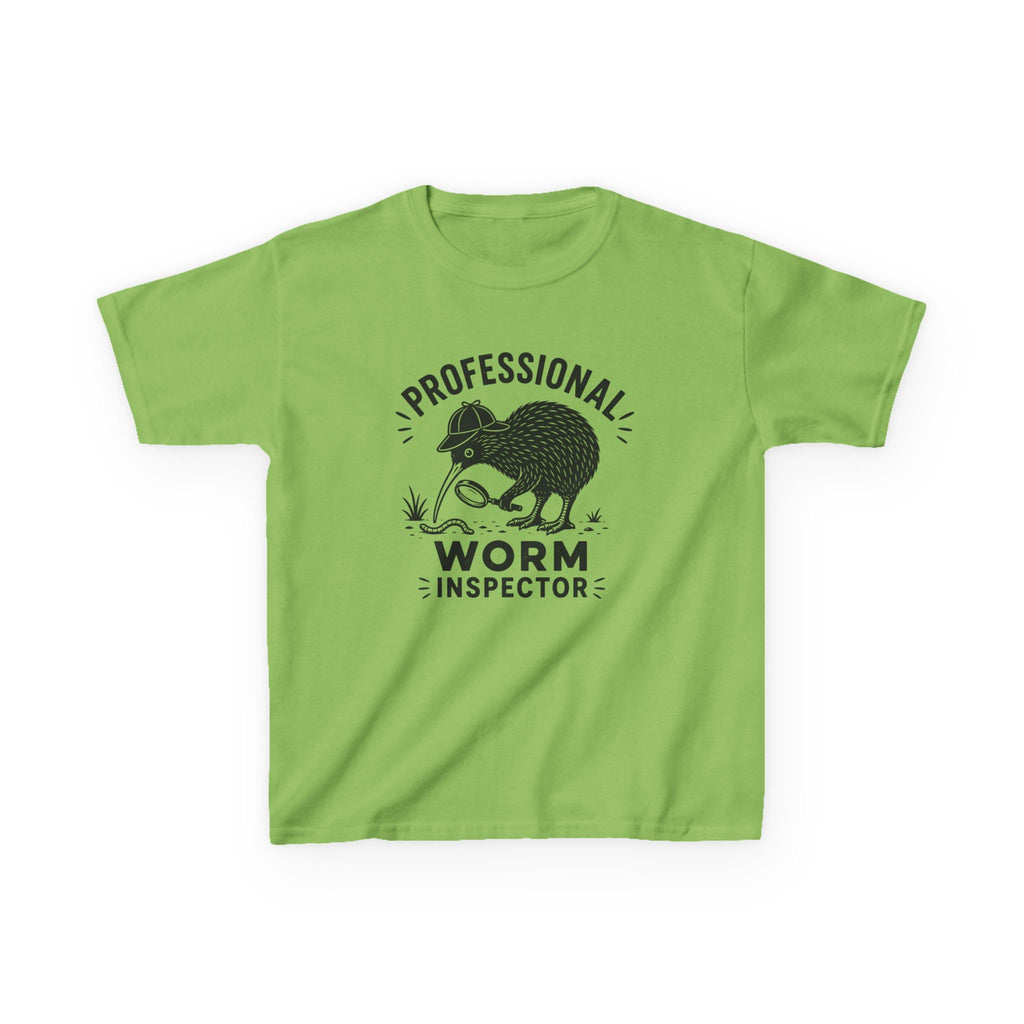 Professional Worm Inspector Kiwi Bird  Graphic