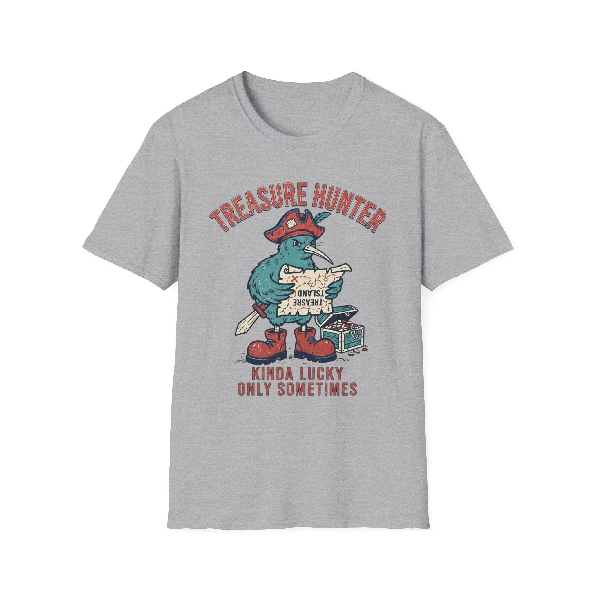 Treasure Hunter Pirate Kiwi T + Adult Size