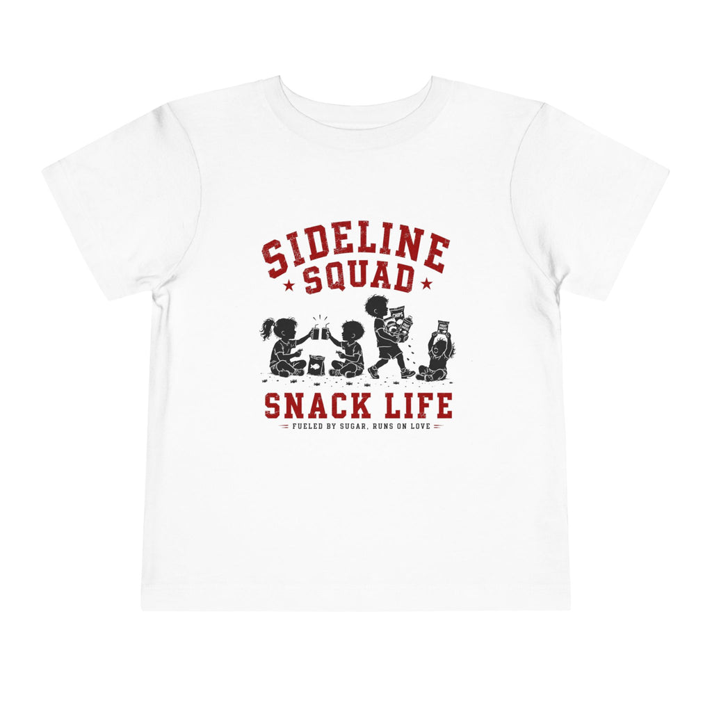 "Sideline Squad Snack Life" Toddler Sideline Shirt