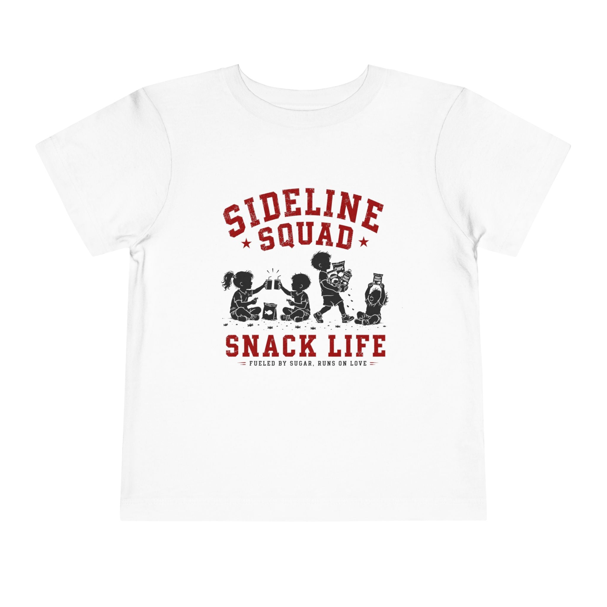 "Sideline Squad Snack Life" Toddler Sideline Shirt