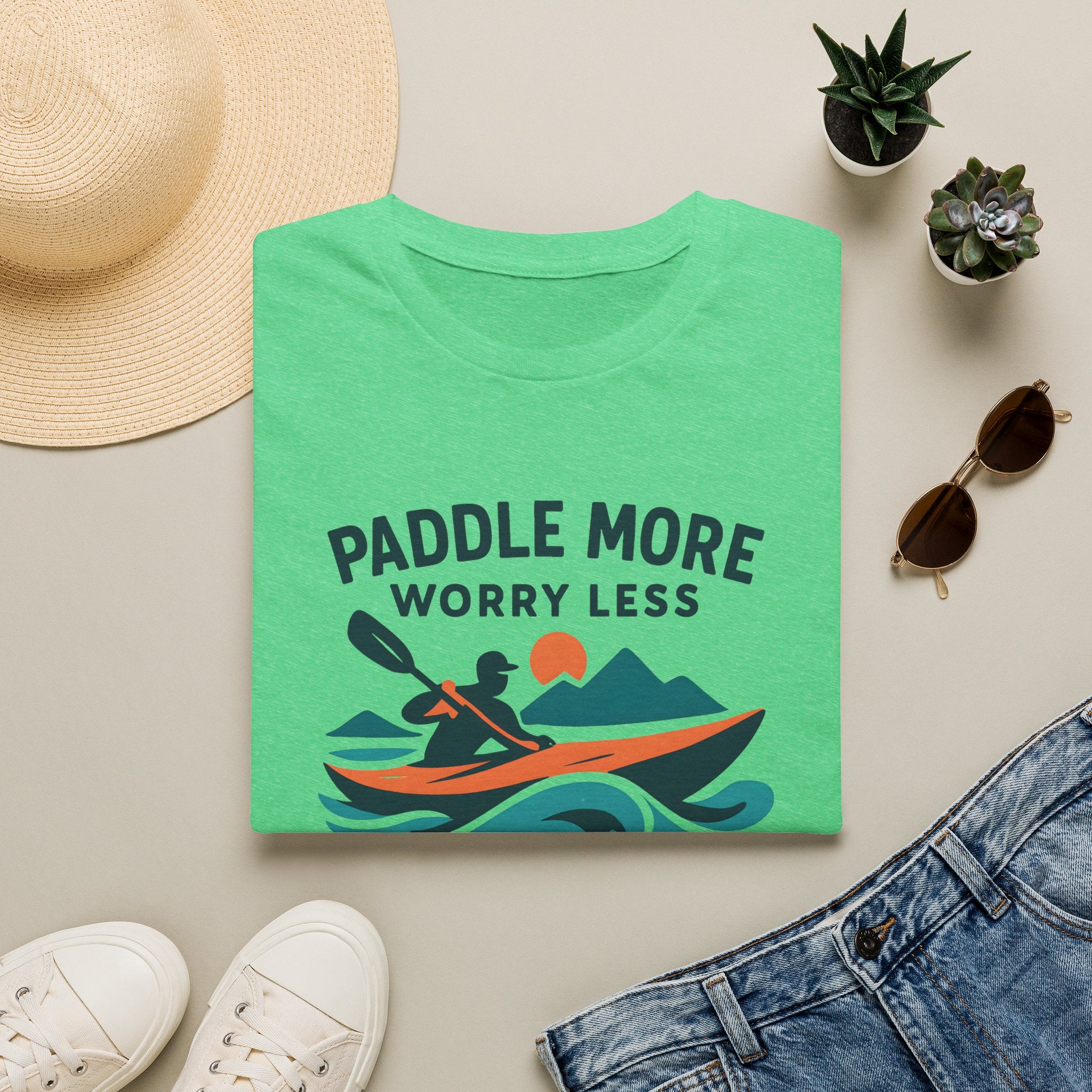Paddle More Worry Less T-Shirt