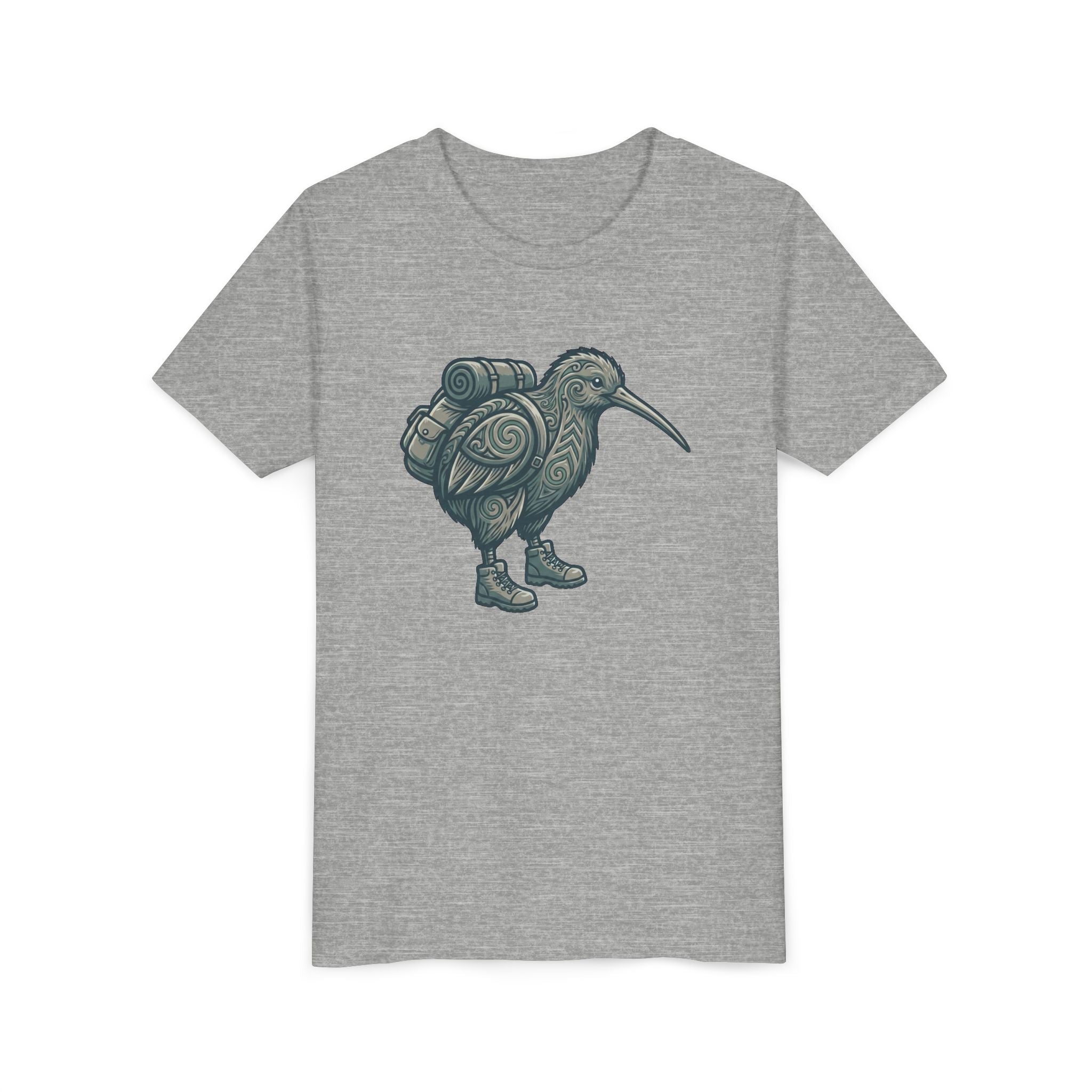 Kiwi Hiker Youth Tee — Adventure Kids Graphic T-Shirt