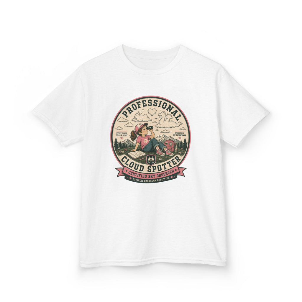 'Professional Cloud Spotter' Girl Explorer Tee