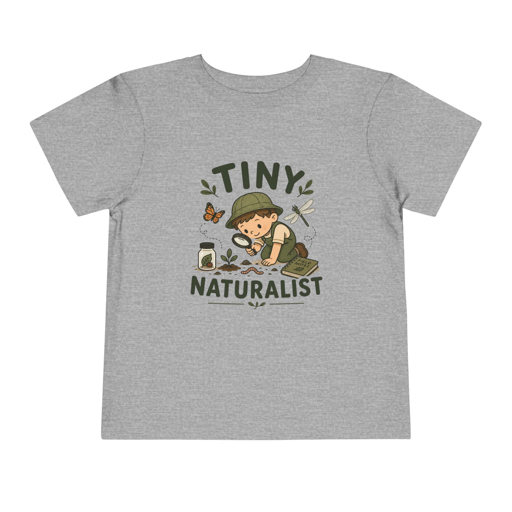 Tiny Naturalist Toddler Tee — Cute Boy Explorer Shirt