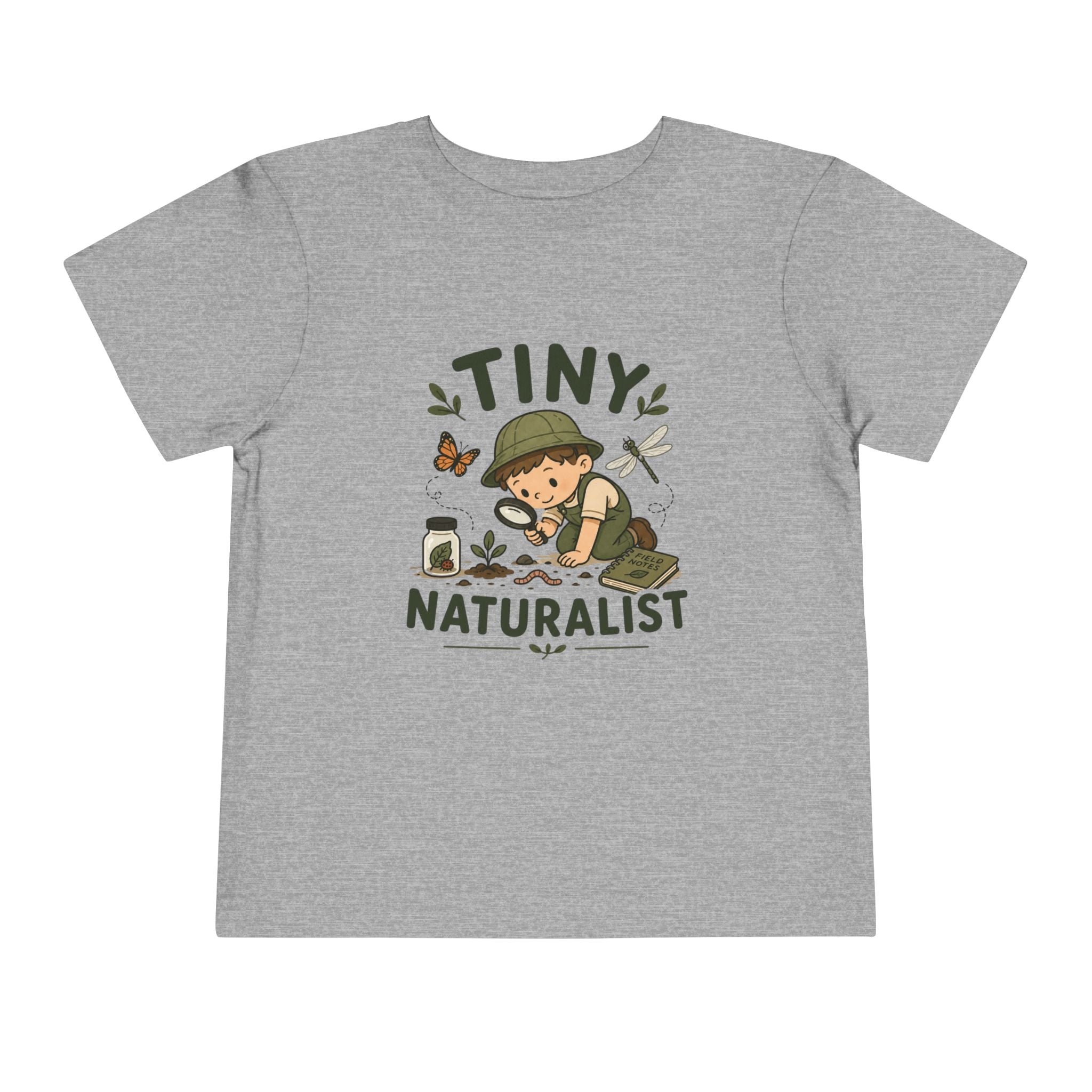 Tiny Naturalist Toddler Tee — Cute Boy Explorer Shirt