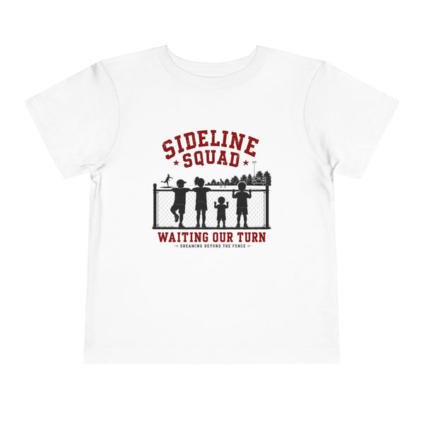 "Sideline Squad: Waiting Our Turn"Toddler Sports Shirt