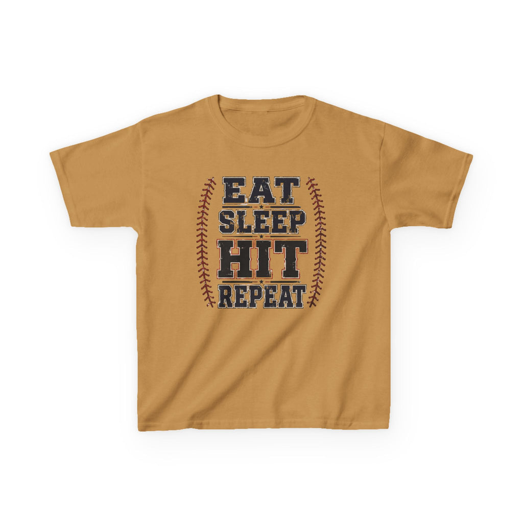 Eat Sleep Hit Repeat - Baseball tee