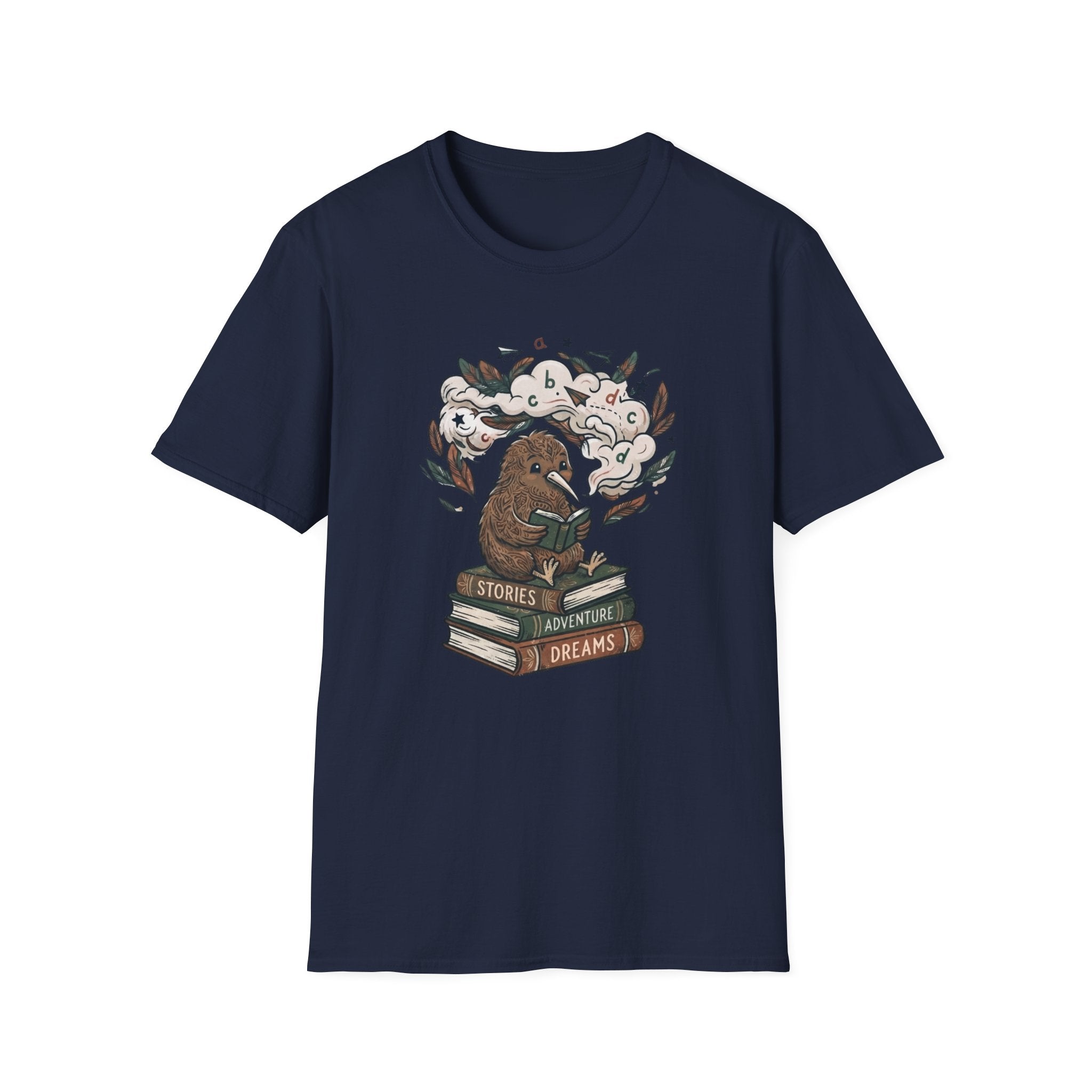Kiwi Bird reading his Stories, Adventures, and Dreams