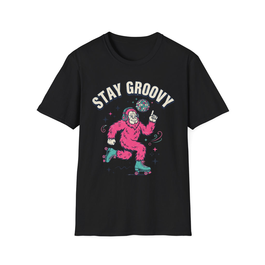 Stay Groovy Bigfoot T + Adult Size