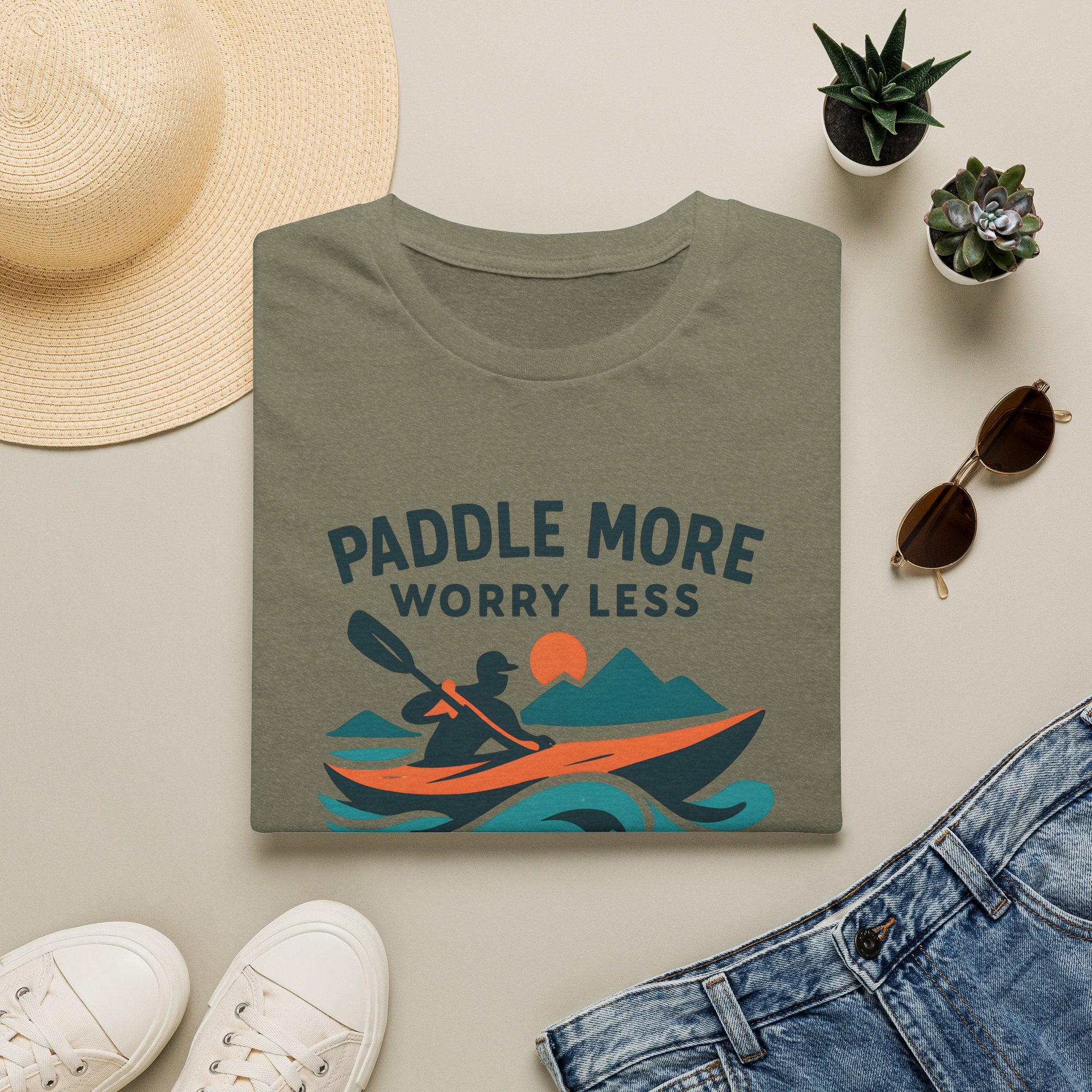 Paddle More Worry Less T-Shirt