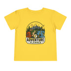 Adventure Planner Toddler Tee — Outdoor Camping & Fishing Kids Shirt