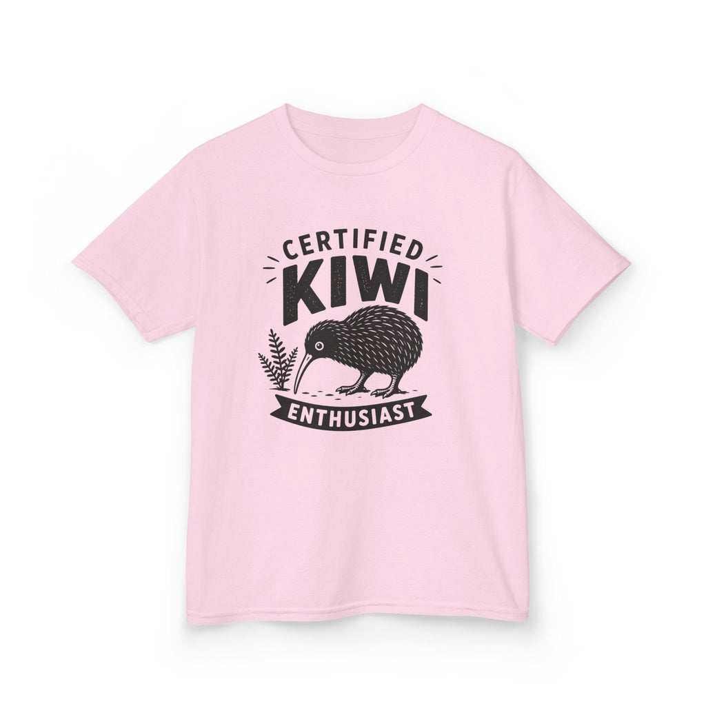 "Certified Kiwi Enthusiast" Kids Graphic Tee