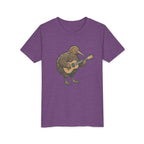 Kiwi Bird Guitar Youth Tee — Cute Musical Kiwi Kids T‑Shirt