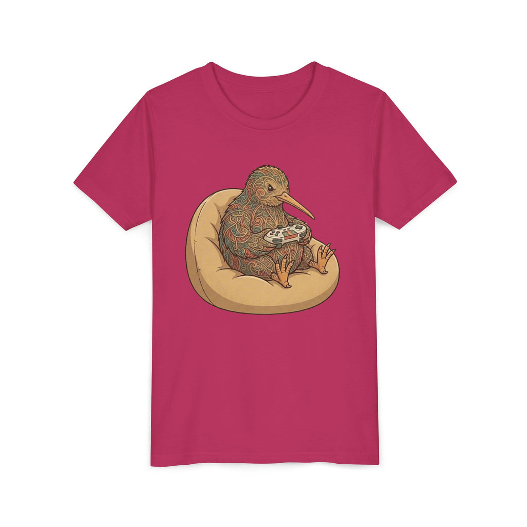Youth Tee —Kiwi Bird Gaming Graphic