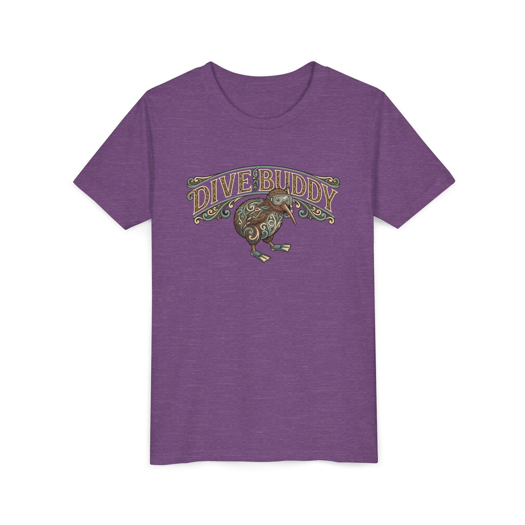 Youth Tee - "Dive Buddy" Kiwi Bird Graphic Kids T-Shirt