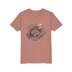 Royal Kiwi Youth T‑Shirt — Crowned Kiwi with Cape Kids Tee
