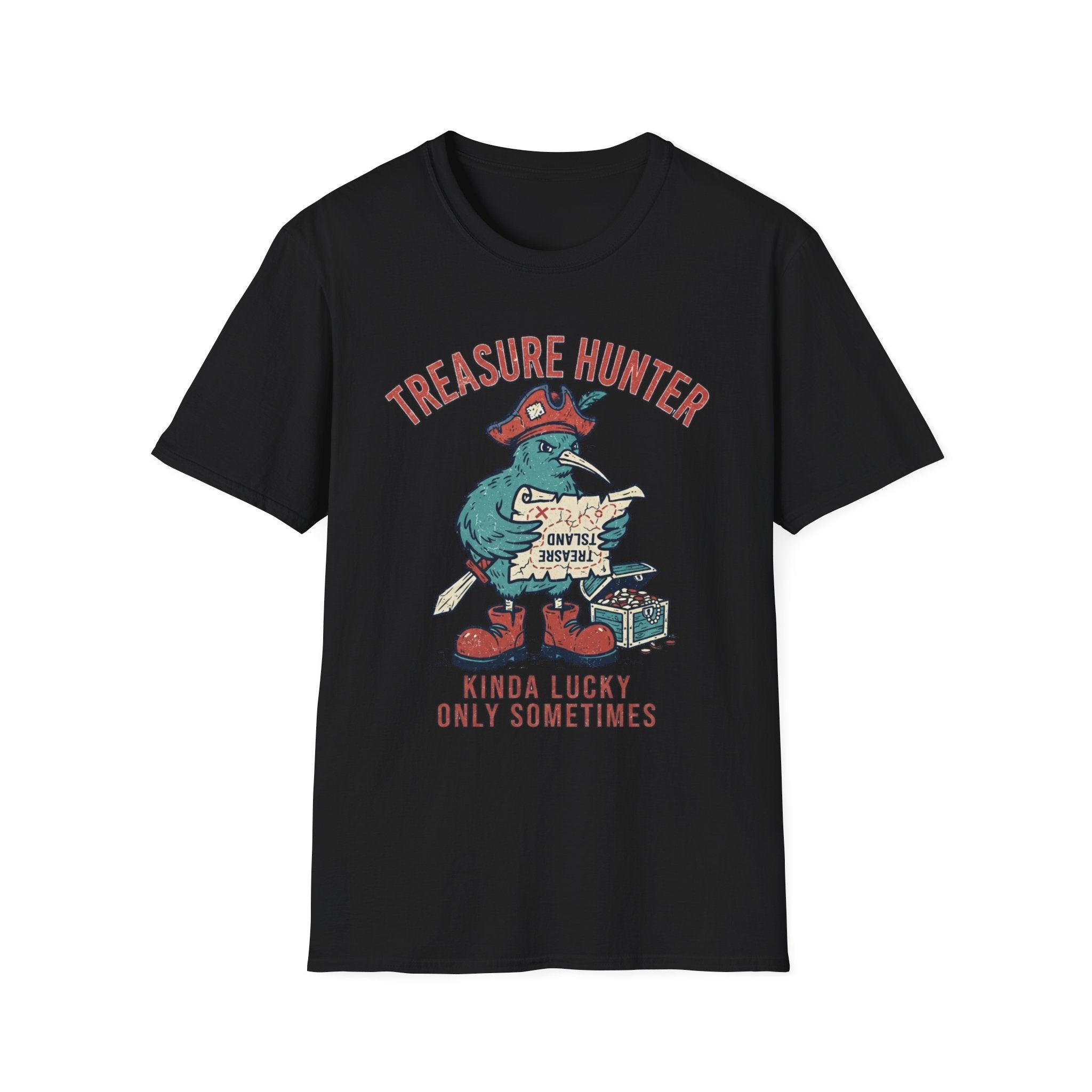 Treasure Hunter Pirate Kiwi T + Adult Size