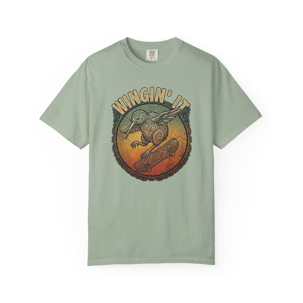 Wingin' It Kiwi  – Vintage Style Graphic Tee